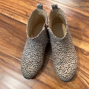 Girls' Leopard Print Booties